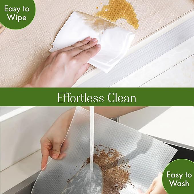 EVALAND Shelf Liner Cabinet Liner Non-Adhesive Drawer Liner 19.6 in x 33 FT