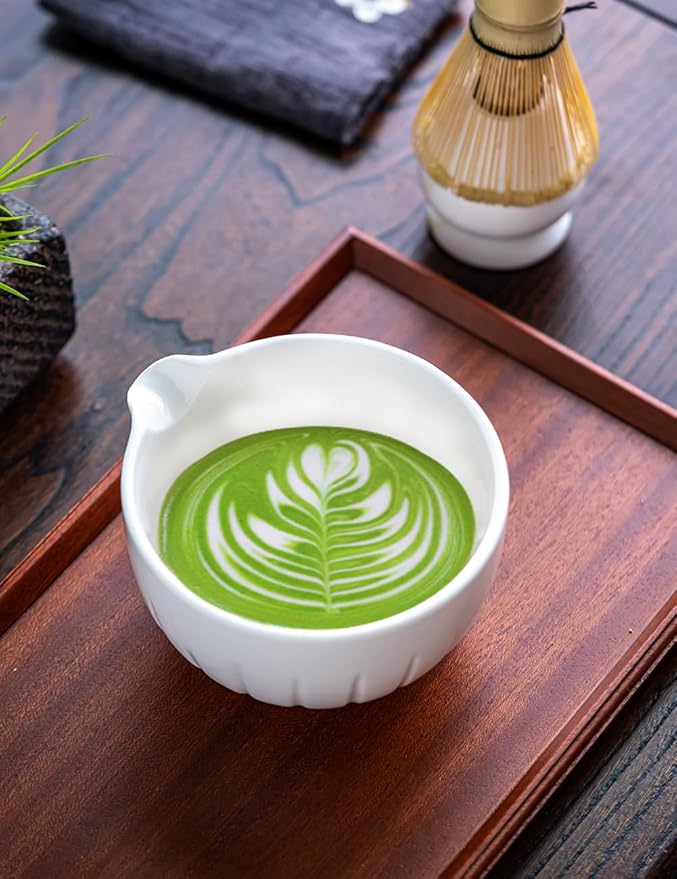 TANG PIN Matcha Set - Match Bowl and Whisk, 15 OZ Matcha Whisk Set