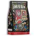 Bones Coffee Company Cinnamon Roll Flavored Coffee, Medium Roast Low Acid Arabica Beans Compatible with Auto drip and French Press Coffee Maker, 12 Oz Whole Bean