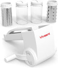 Vivaant Rotary Cheese Grater Hand Crank, Handheld Parmesan Cheese Shredder