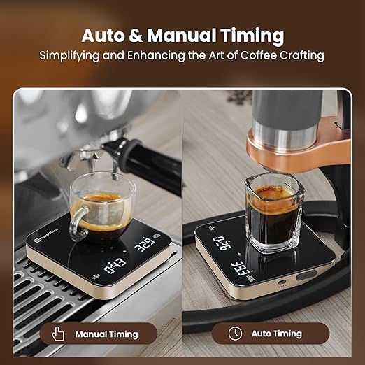 Maestri House S2 Espresso Coffee Scale with Timer 0.1g Precision Shot Scale