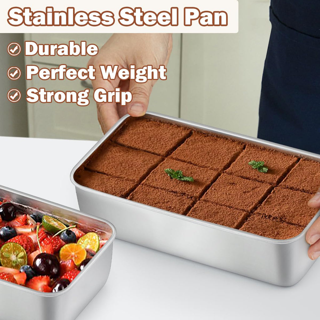 LIANYU 6 Pack Bread Loaf Pans for Baking 9x5 Inch, Meat Bread Baking Pans
