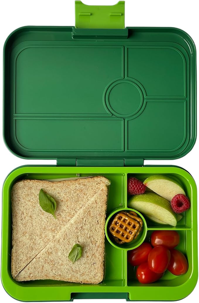 Yumbox Tapas Leakproof Bento Box, 4 Compartments, Palm Green