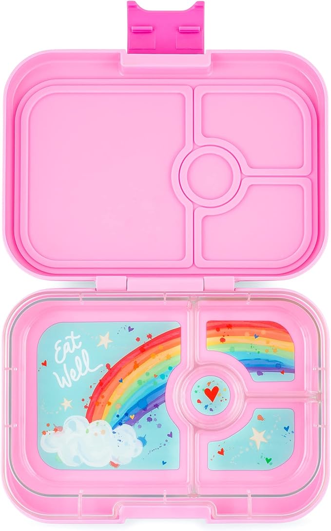 Yumbox Panino Leakproof Bento Lunch Box, Power Pink Rainbow