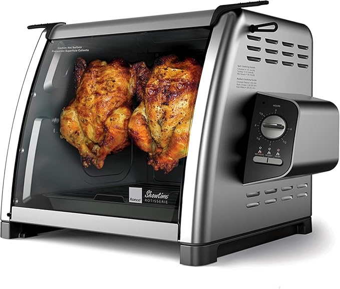 Ronco 5500 Series Countertop Rotisserie Oven, 12-lb Capacity, Stainless