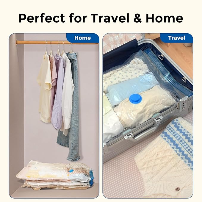 ETENWOLF 20 Combo Vacuum Storage Bags for Travel