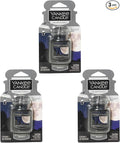 Yankee Candle Car Jar Ultimate Air Freshener, Hanging Car Freshener, Long Lasting Car Fragrance, Midsummer’s Night (Pack of 3)