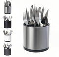 LIBODOUR Utensil Holder, 360°Rotating Kitchen Utensil Holder For Counter