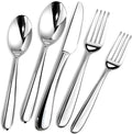 Heavy Duty Silverware Set for 6, Stainless Steel Flatware Cutlery Set