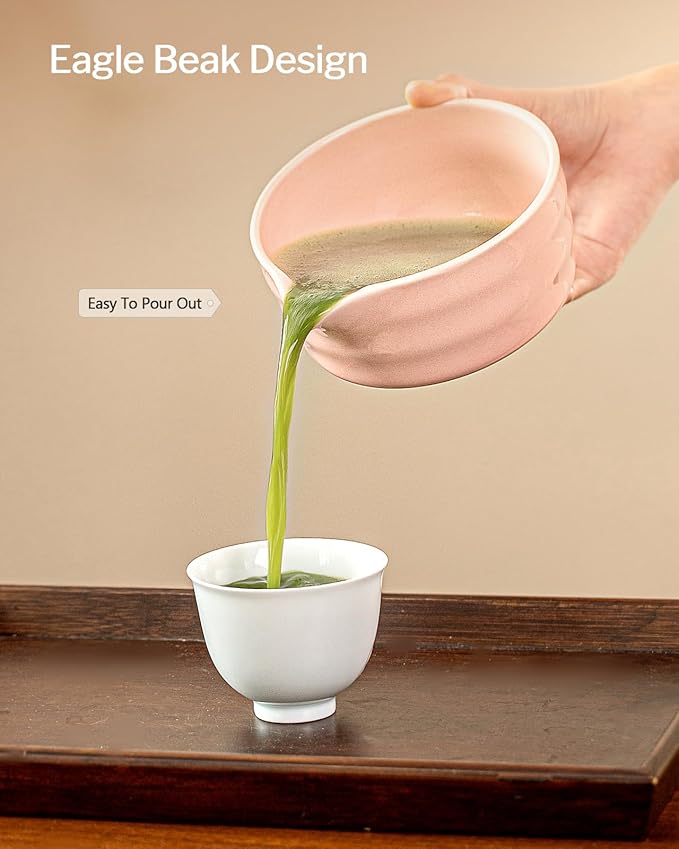 Matchamantra Premium Matcha Ceremony Set – Complete 9-Pcs Ritual Kit – Presented in Luxury Magnetic Gift Box, Perfect for Gifting or Self-Care (Sakura Pink)