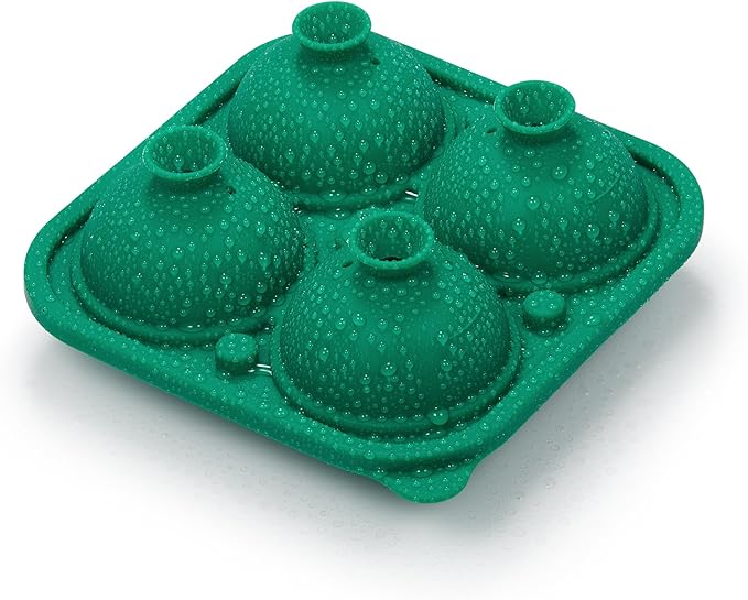 ACOOKEE Novelty Golf Gifts Ball Ice Maker Mold, 2.2" Large Sphere Round Ice Cube Mold for Cocktails, Whiskey, Bourbon, Fun Shapes Big Whiskey Ice Cube Mold Gifts