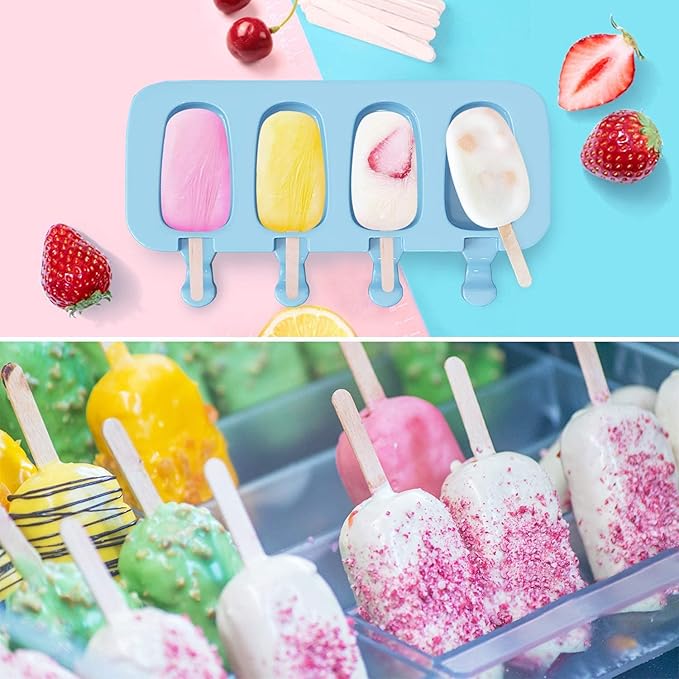Popsicles Molds, Ozera 2 Pack Homemade Cake Pop Molds Cakesicle Maker Set