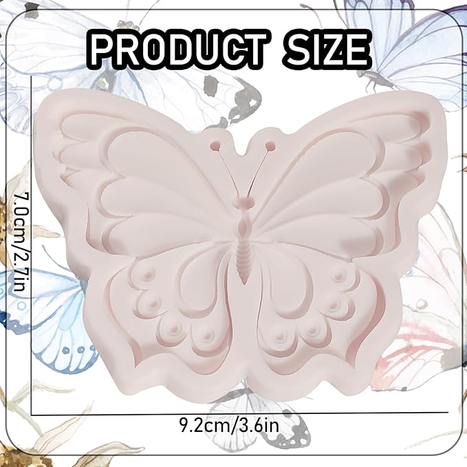 nklbio 1Pcs Butterfly Silicone Mold Chocolate Fondant Molds