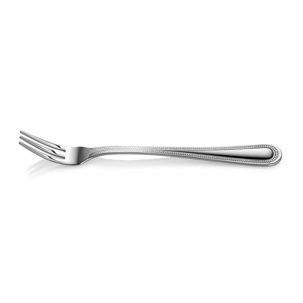 New Star Foodservice Bead Pattern 18/0 Stainless Steel Oyster Fork, 6-Inch, Set of 12, Commercial Grade