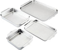 Hestan Provisions OvenBond – 5-Piece Tri-ply Stainless Steel Ovenware Baking Sheet Set