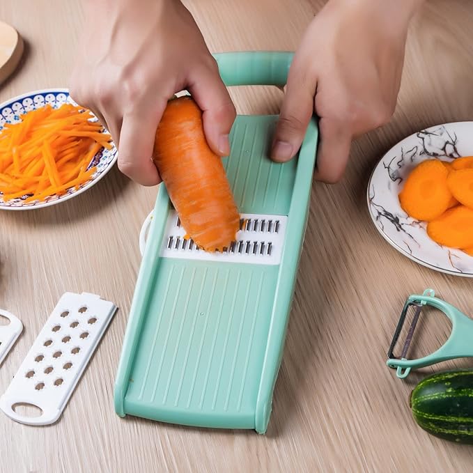 Mandoline Slicer for Kitchen 7-in-1 Mandoline Food Slicer