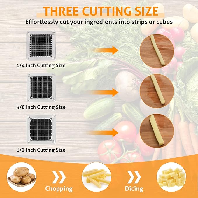 WICHEMI Replacement Chopper Blade 1/2" Commercial Vegetable Dicer Blades
