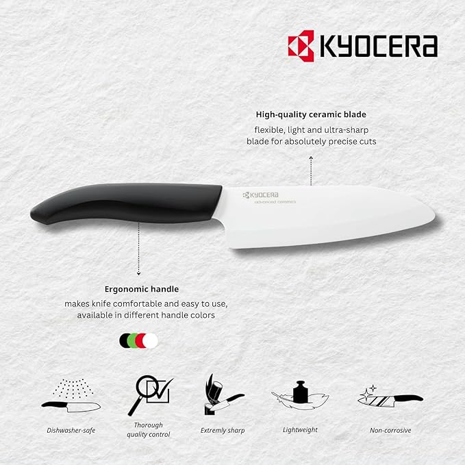 KYOCERA Revolution 4.5" Ceramic Utility Knife – Ultra-Sharp Japanese Blade