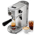HIBREW H10B Programmable Espresso Machine with LED Display & Pressure Gauge