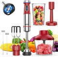 Ganiza Immersion Blender Handheld, 6 in 1 Corded Hand Blenders Immersion