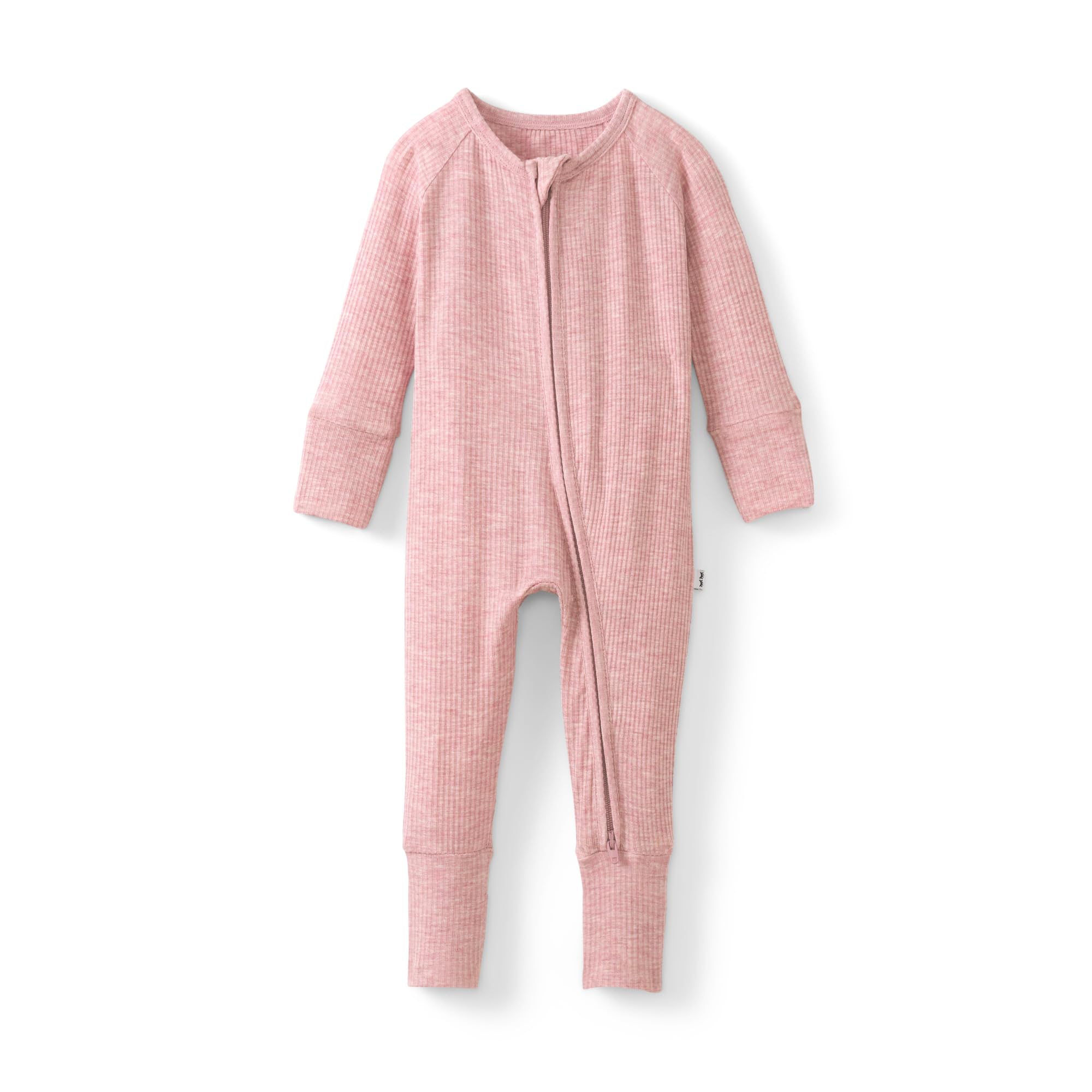 Little Sleepies Baby Pajamas, Heather Mauve, 0-3M