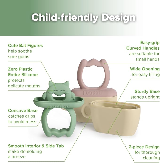 Haakaa Breastmilk Popsicle Mold for Babies, Frozen Breast Milk Teether