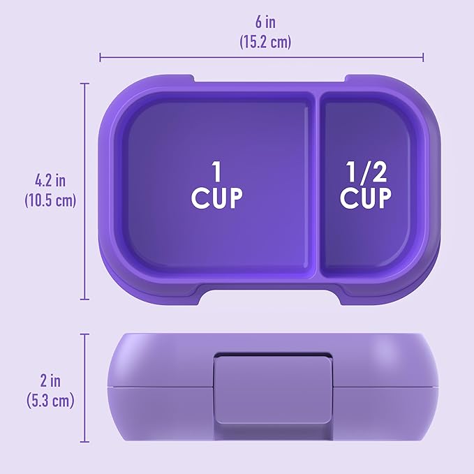 Bentgo Kids Snack Leak-Proof 2 Compartment Bento-Style Container
