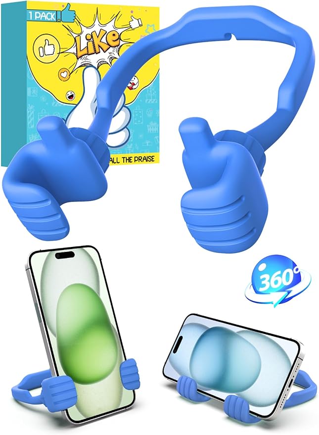 Stocking Stuffers for Teens Boys Girls Thumbs Up Lazy Phone Stand for Desk