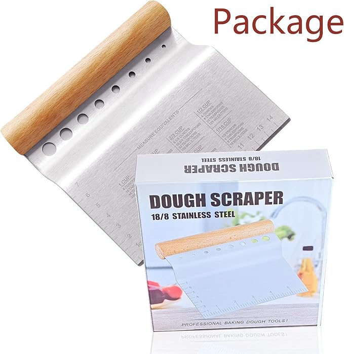 ALLTOP Dough Bench Scraper/Cutter/Chopper, 1 Pack