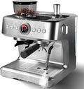Garvee Espresso Machine with Grinder & Milk Frother, 20 Bar Professional Pressure & 95Oz Large Water Tank, Semi-Automatic Coffee Maker for Cappuccino/Latte/Macchiato, Design for Home Barista
