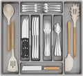 Lifewit Silverware Organizer, Plastic Kitchen Utensil Drawer Tray