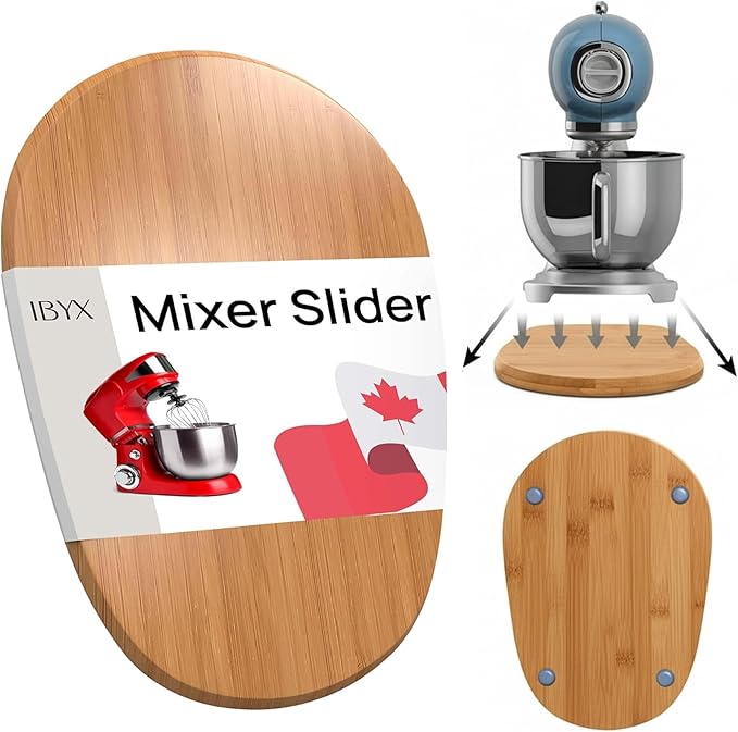 Ibyx Mixer Slider, Stand Mixer Sliding Mat, Natural, 5.5 Qt, Made in Canada