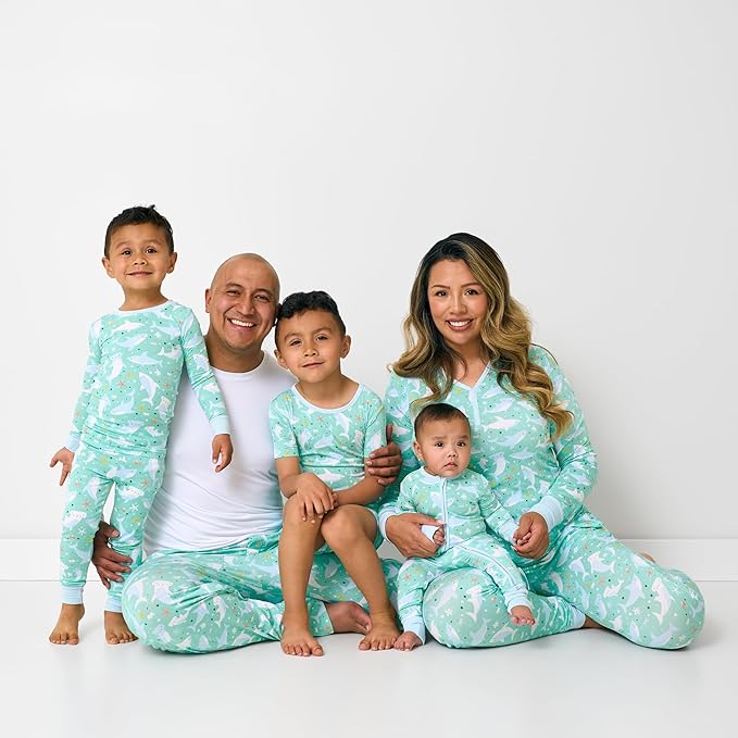 Little Sleepies Baby Pajamas, Shark Soiree, Newborn