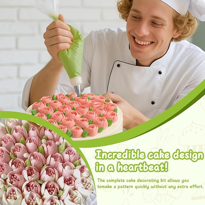 Suuker 27 Pieces Russian Piping Tips Set