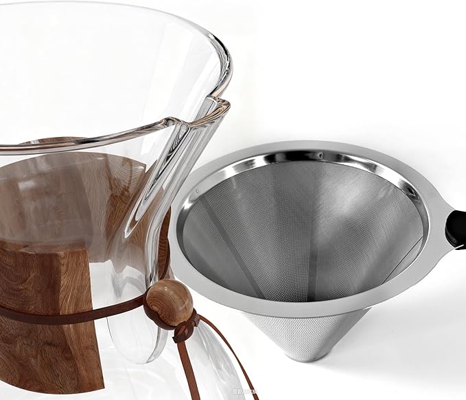 AGOGO Pour Over Coffee Maker Set, 34oz Classic Style, 304 Stainless Filter