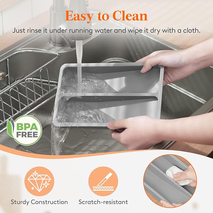 Lifewit Compact Silverware Organizer for Kitchen Drawer