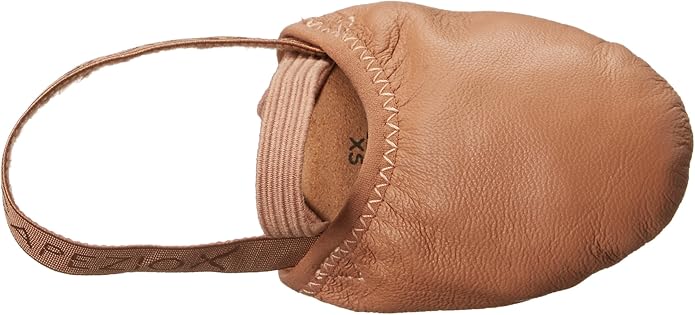 Capezio Women's Leather Pirouette II Dance Shoe – Ideal for Pirouettes, Comfortable Fit, Durable Leather Construction, Medium Size, Dark Suntan Color