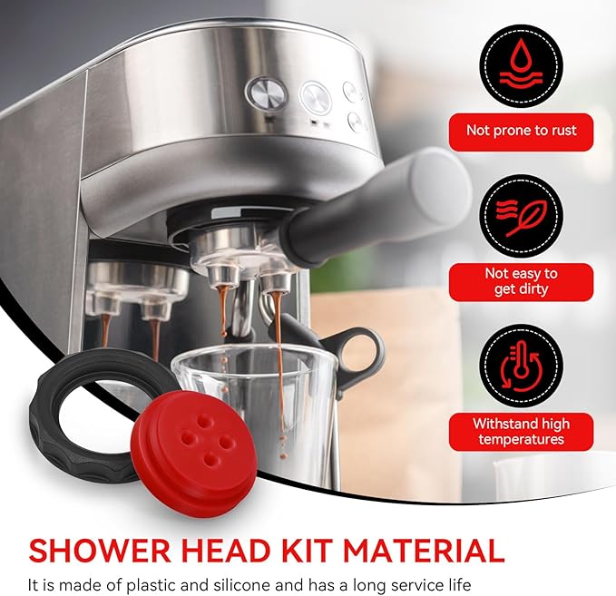 Shower Head Ring and Seal for Breville Coffee Maker BDC450, BDC400, BDC455