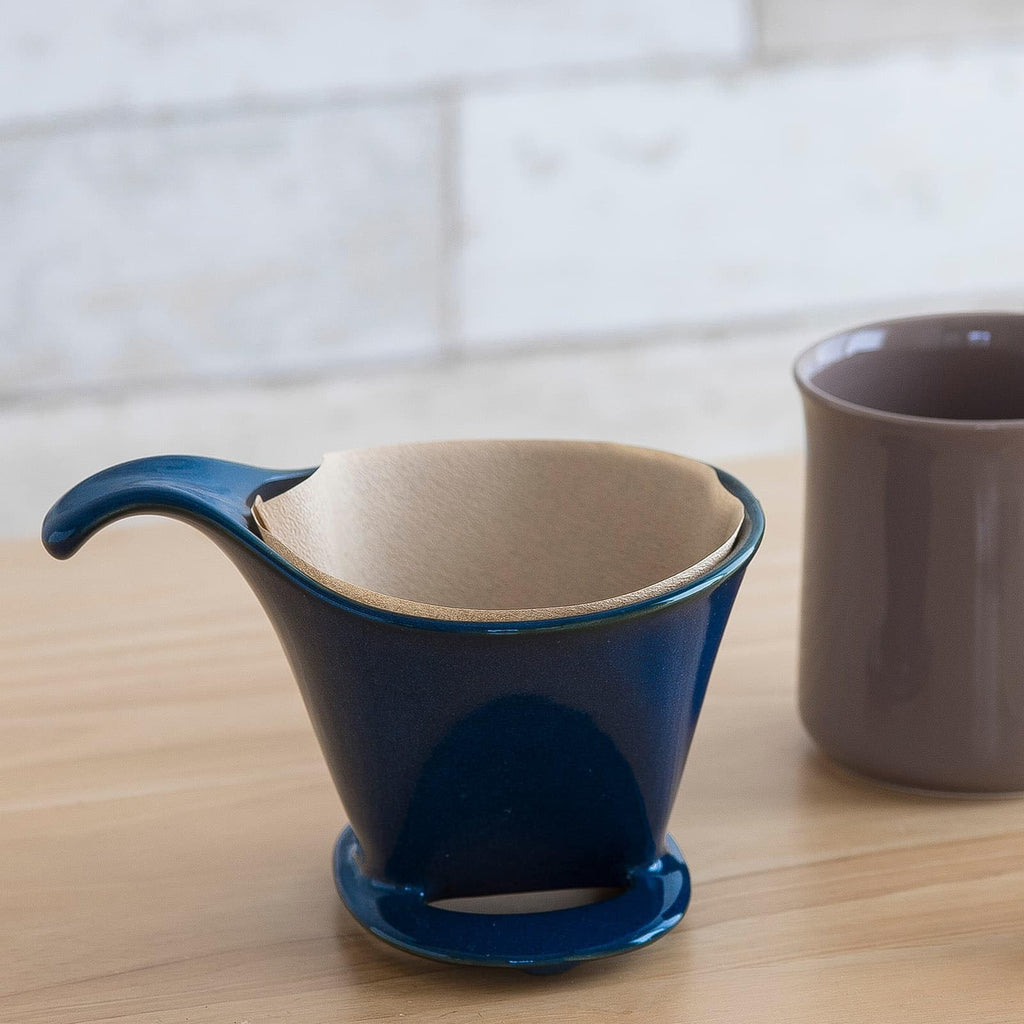 ZERO JAPAN - Bee House Pour Over Coffee Dripper - Ceramic Coffee Maker with Elegant Peek Hole, Drip Cone Brewer Coffee Gifts, Brewing Accessories - Tomato, Standar Size