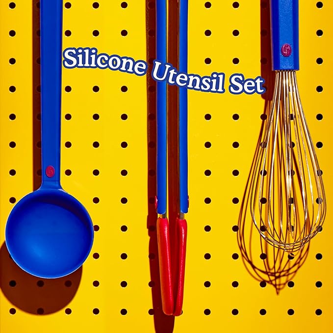 Great Jones 3-Piece Large Kitchen Utensil Set - Whisk, Spoon, and Tongs
