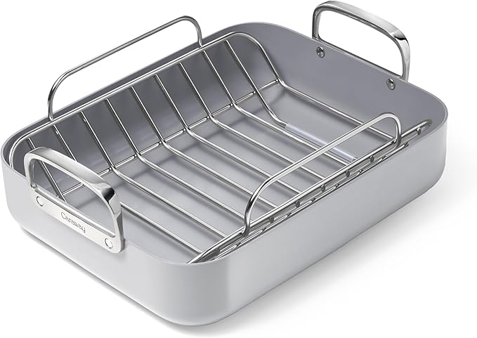 Caraway Roasting Pan, 16x13" Roasting Pan with Rack