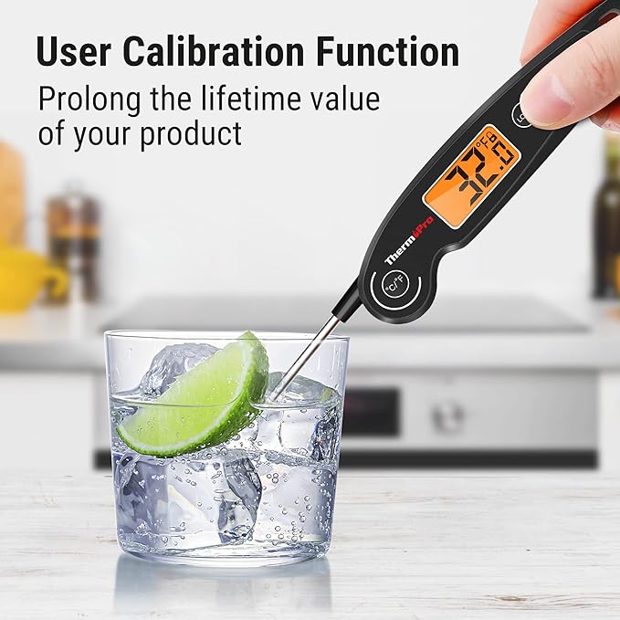 TempPro TempSwift Instant Read Meat Thermometer for Cooking