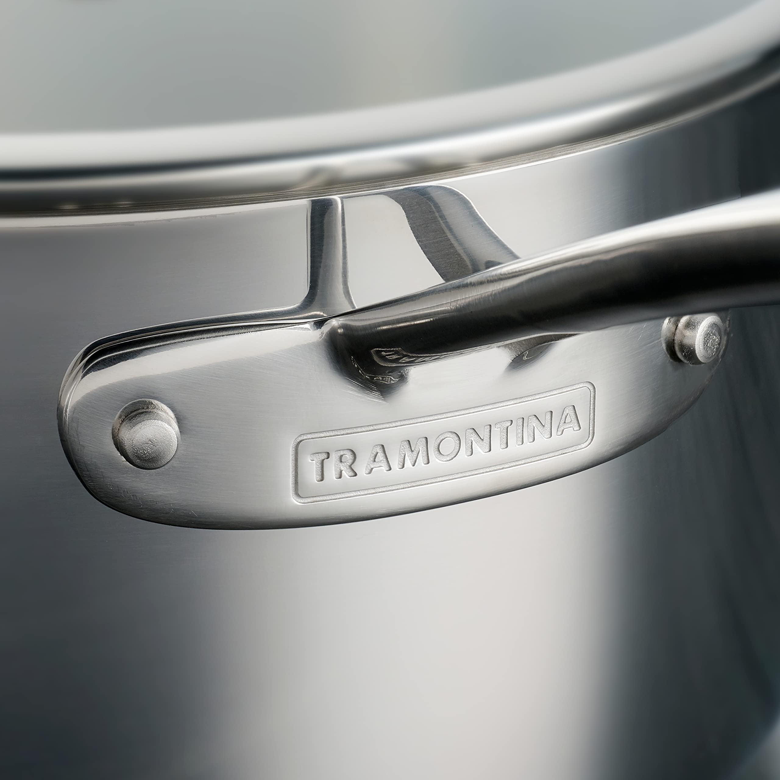 Tramontina Boston Tri-Ply Clad Stainless Steel 14-Pc Pots and Pans Set
