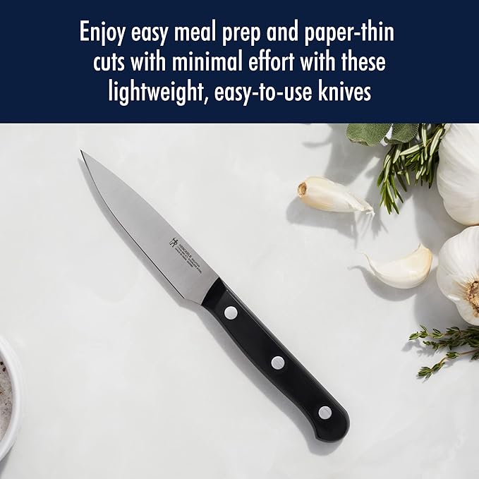 Henckels Solution Self Sharpening 20-Pc Knife Set, German Engineered, Brown