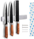 Enkrio 11.8 Inch Stainless Steel Knife Magnetic Strip with 3M Type, Silver