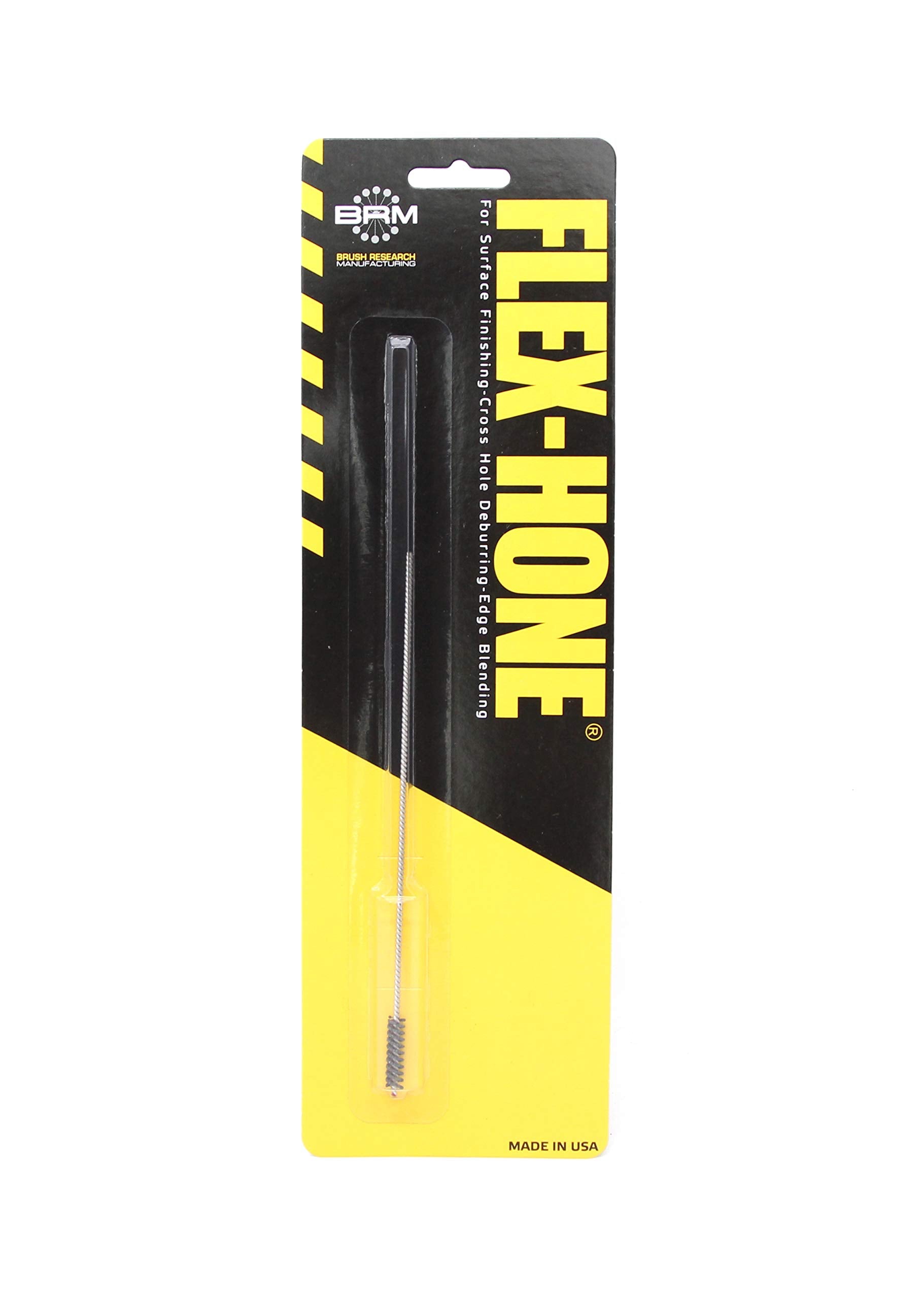 Brush Research BC45M18 FLEX-HONE®, 0.177" (4.5mm) Diameter, 180 Grit, Silicon Carbide, for Mild Steel, Stainless Steel, Cast Iron and Softer Ferrous Materials