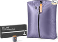 Relime Classic Series Vacuum Bags for Travel Luggage with Wireless Pump, Compression Bags for Carry On Suitcases and Backpack, Vacuum Seal Packing cube for Cloth Packing (1PC + PUMP Lavender)