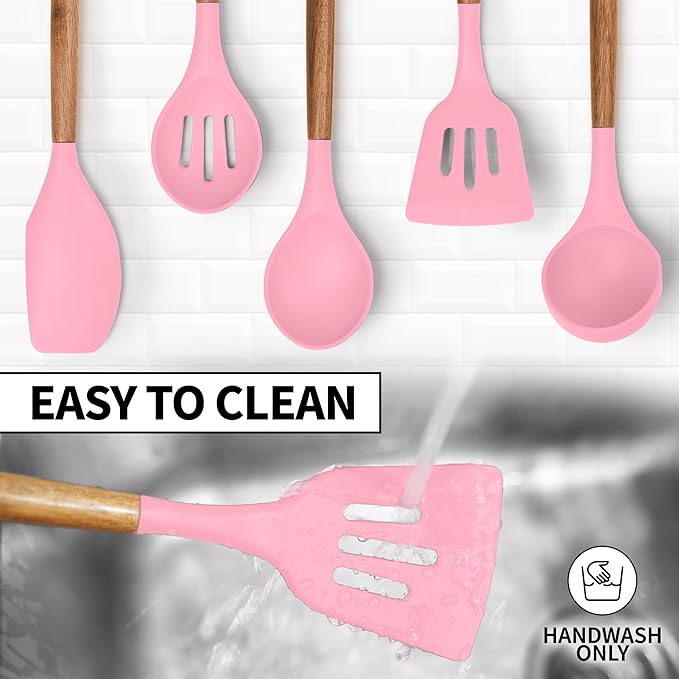Zulay Kitchen 5 Piece Silicone Utensil Set