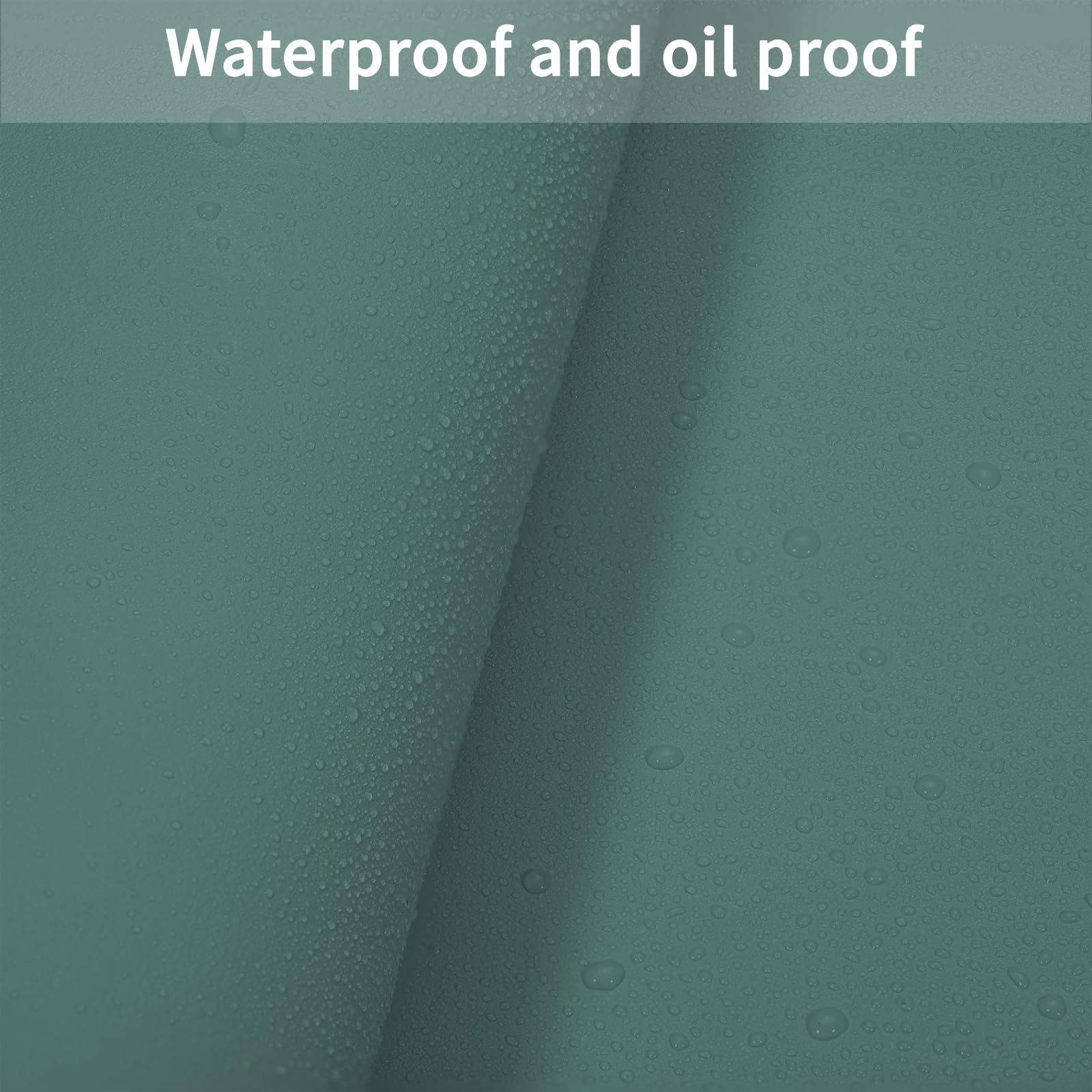 Zinkooat Faux Leather Table Cover,1.8mm Thick,24x48 Inch Desk Cover,Large Desk Mat,Table Protector,Table Cover Protector,Office Desk Cover,Coffee Table Protector(Aqua Blue+Gray,24x48)