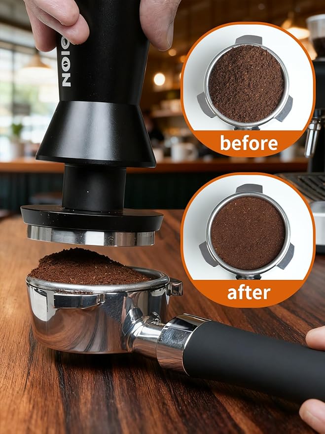 53.3mm Espresso Tamper, Coffee Espresso Accessories with Ergonomic Handle